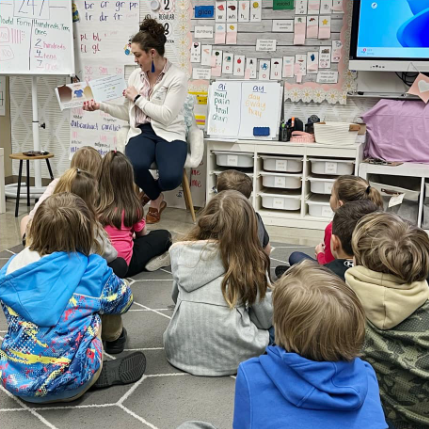  Karson reads to first grade